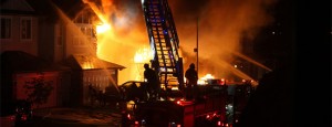 Man Rescued in Fire