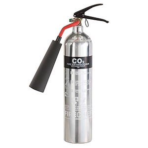 2kg Chrome CO2 Fire Extinguisher