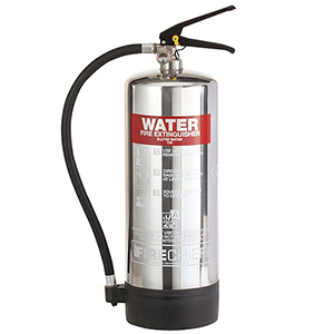 6 Litre Chrome Water Fire Extinguisher