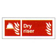 Dry Riser Sign 80 x 200mm