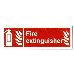 Fire Extinguisher Location Sign 100mm x 300mm