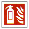 Extinguisher Sign 100 x 100mm