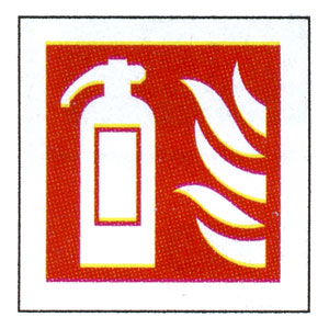 Fire Extinguisher Location Sign 100mm x 100mm