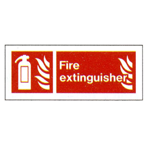 Fire Extinguisher LocationSign 80mm x 200mm