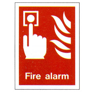 Fire Alarm Location Sign 200mm x 150mm