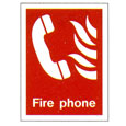 Fire Phone Sign 200 x 150mm