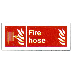 Fire Hose Location Sign 80mm x 200mm