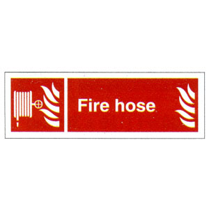 Fire Hose Location Sign 100mm x 300mm