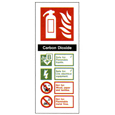 CO2 Extinguisher Sign - 200 x 80mm