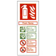 Foam Extinguisher Sign 200 x 80mm