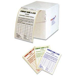 Fire Extinguisher Service Labels - Box of 500
