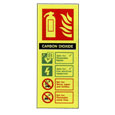 CO2 Extinguisher Sign 200 x 80mm