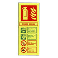 Foam Extinguisher ID Sign 200 x 80mm